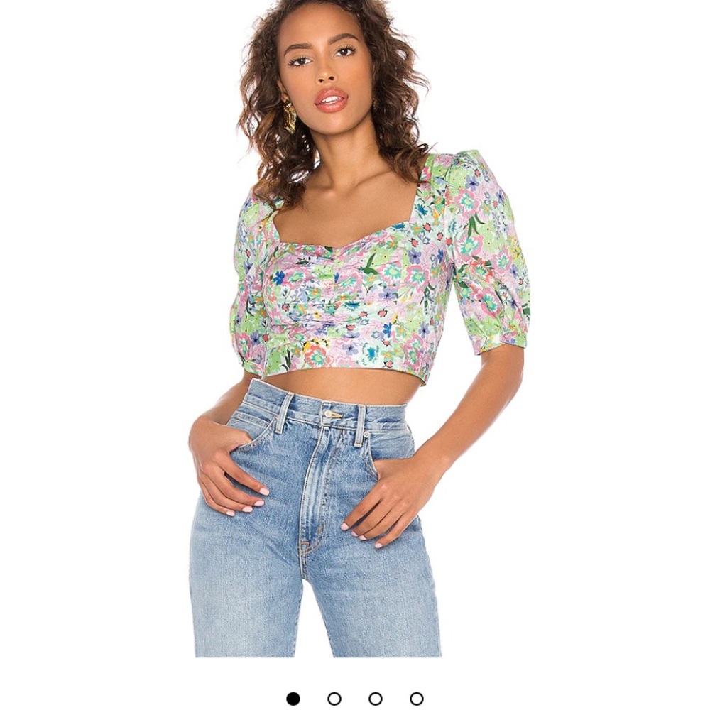 For love and lemons floral top